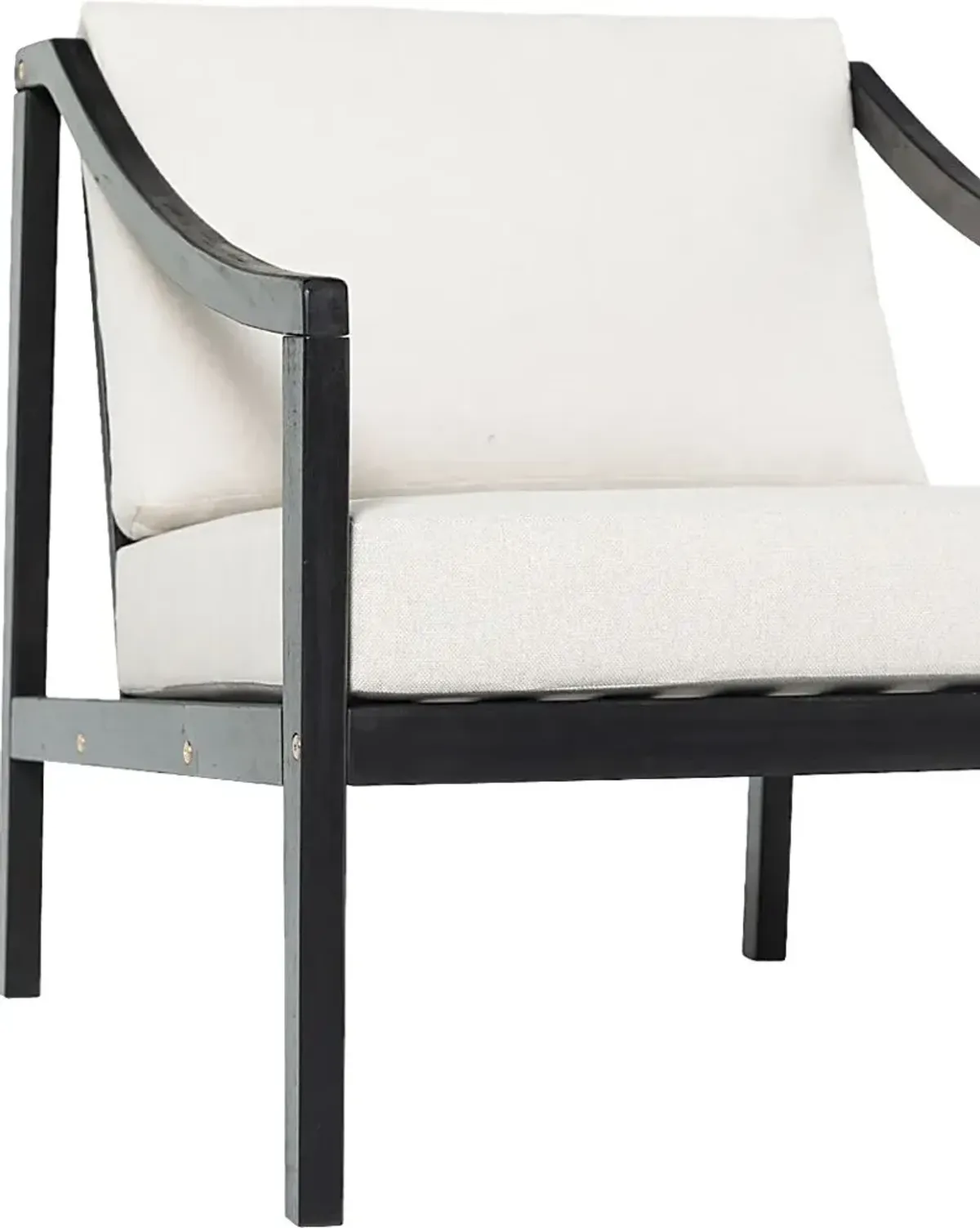 Outdoor Guilmere Black Accent Chair