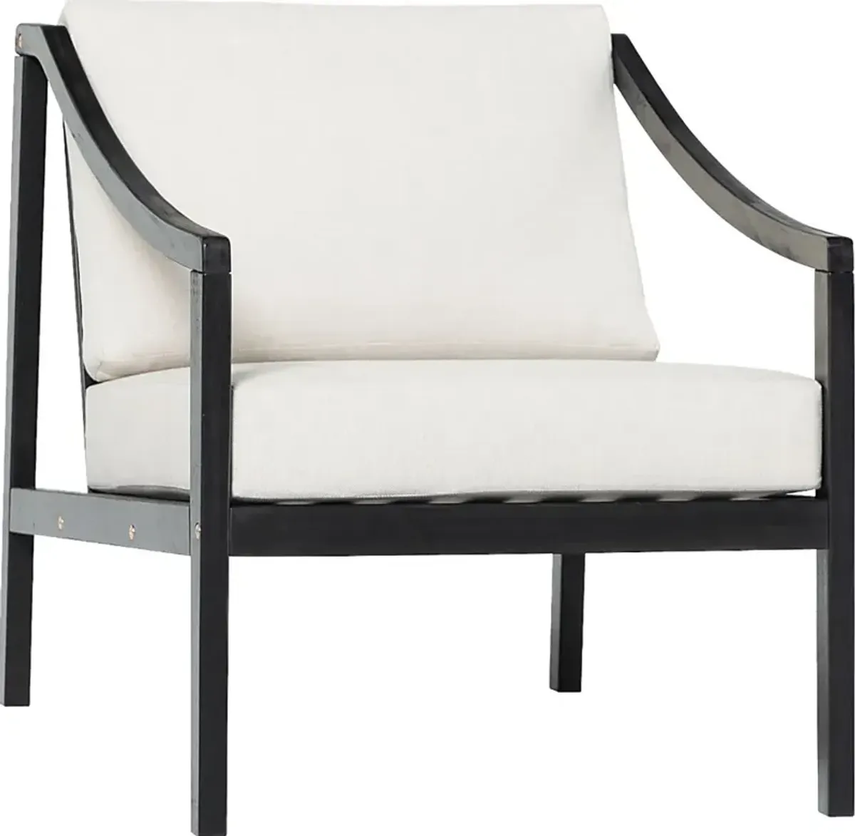 Outdoor Guilmere Black Accent Chair