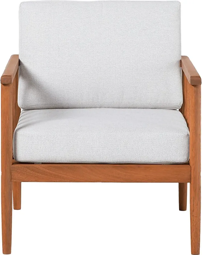 Outdoor Shellrich Coast Brown Accent Chair