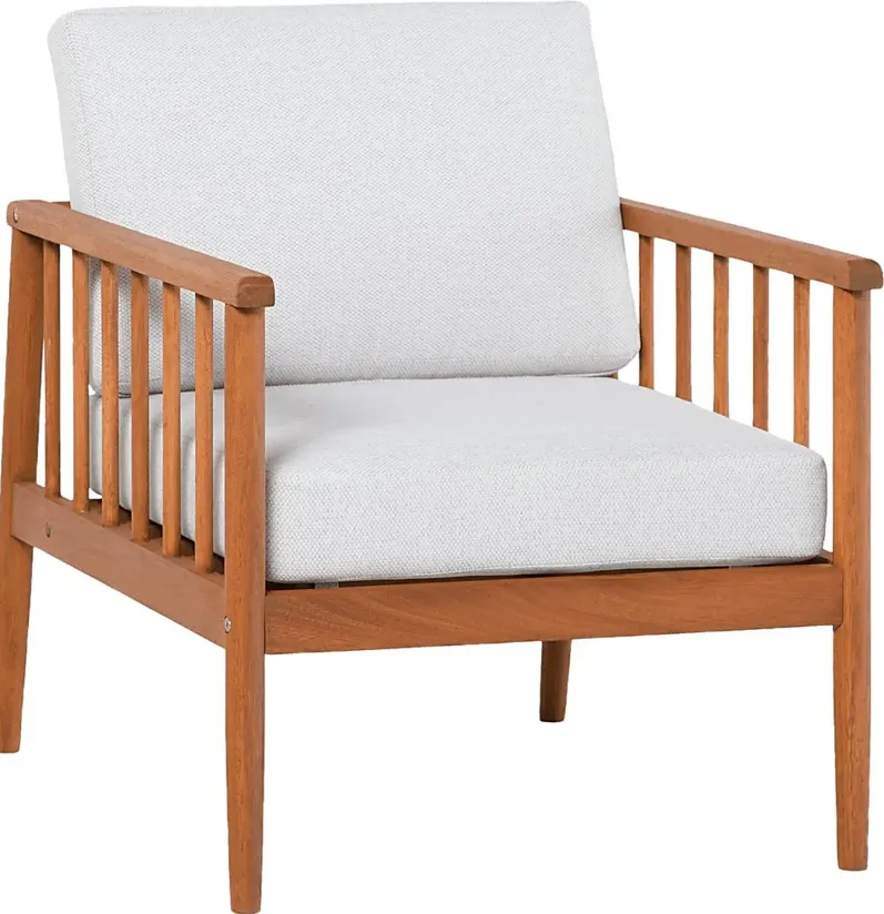 Outdoor Shellrich Coast Brown Accent Chair