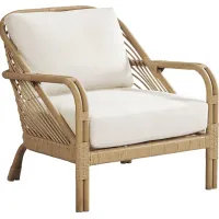 Coronado Sandstone Outdoor Chat Chair with Vapor Cushions