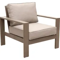 Outdoor Clothilde Brown Accent Chair