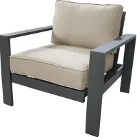Outdoor Clothilde Gray Accent Chair