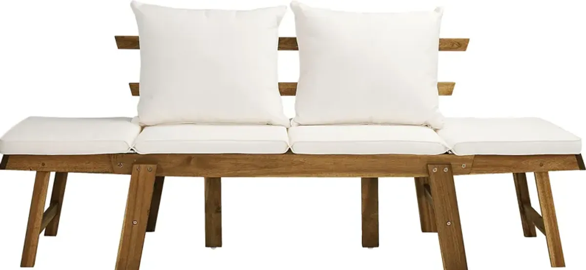 Palafox White Outdoor Accent Chair