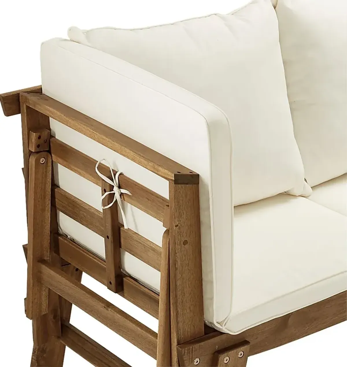 Palafox White Outdoor Accent Chair