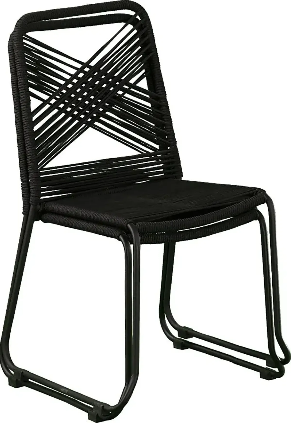 Donwood Black Outdoor Accent Chair, Set of 2