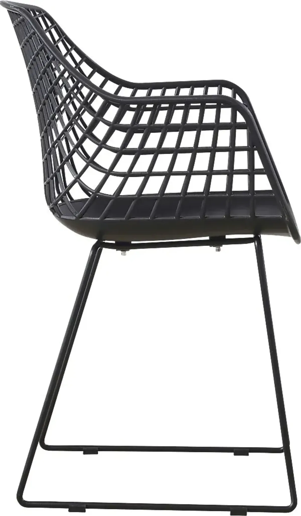 Outdoor Epperson Black Chair, Set of 2