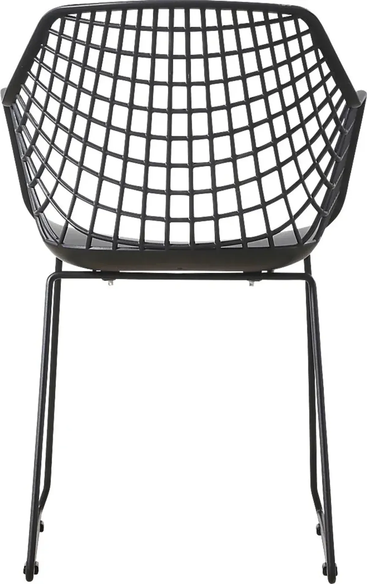 Outdoor Epperson Black Chair, Set of 2