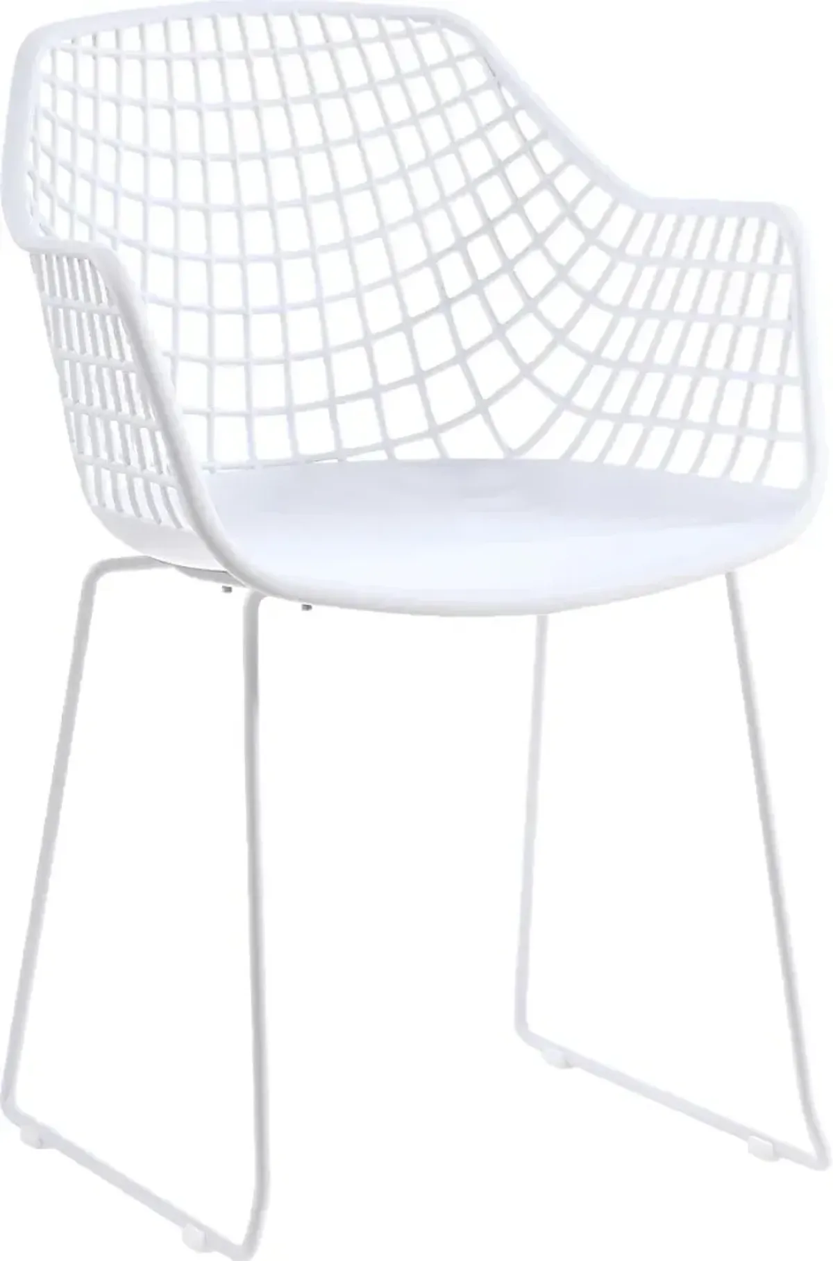 Outdoor Epperson White Chair, Set of 2