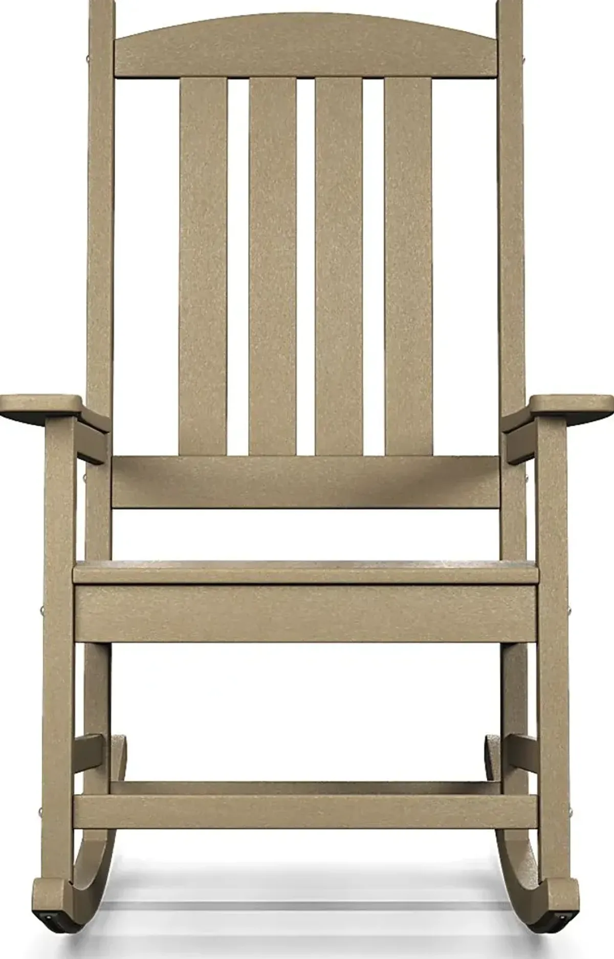 Brocky Brown Outdoor Rocking Chair