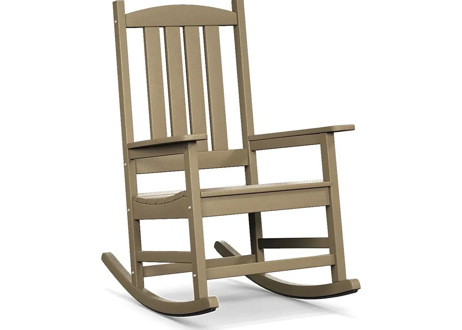 Brocky Brown Outdoor Rocking Chair