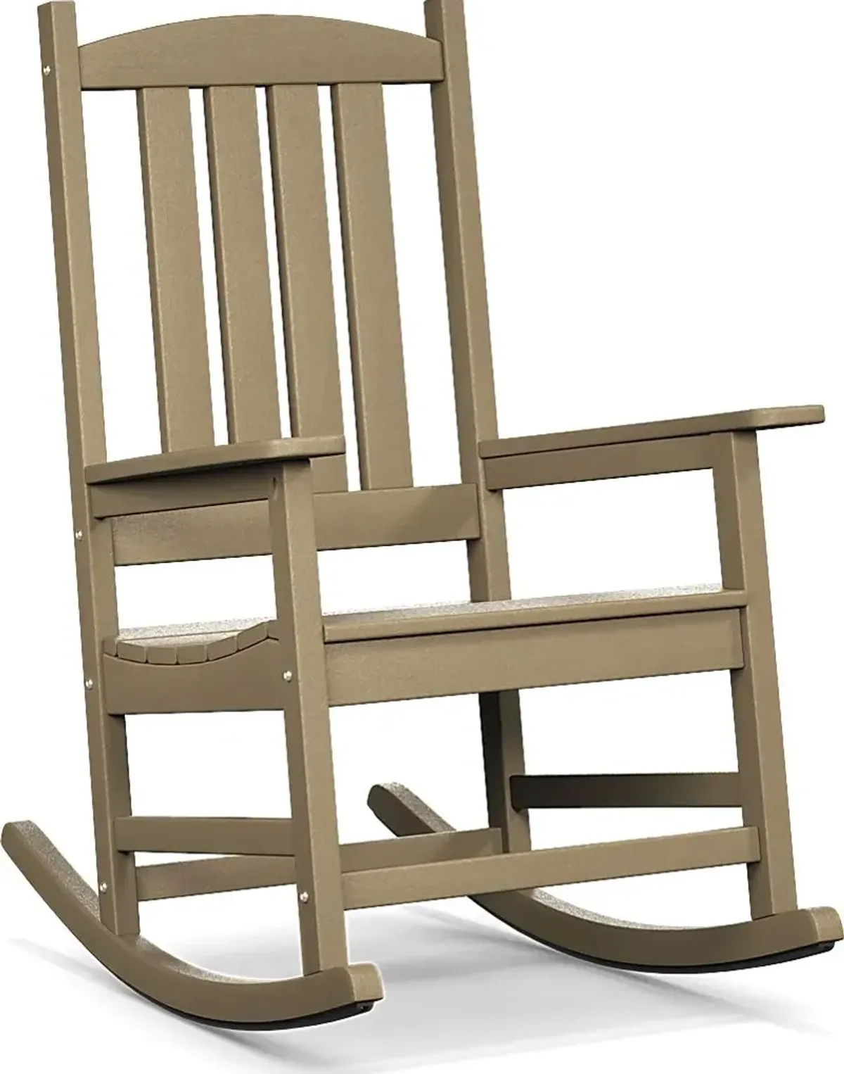 Brocky Brown Outdoor Rocking Chair