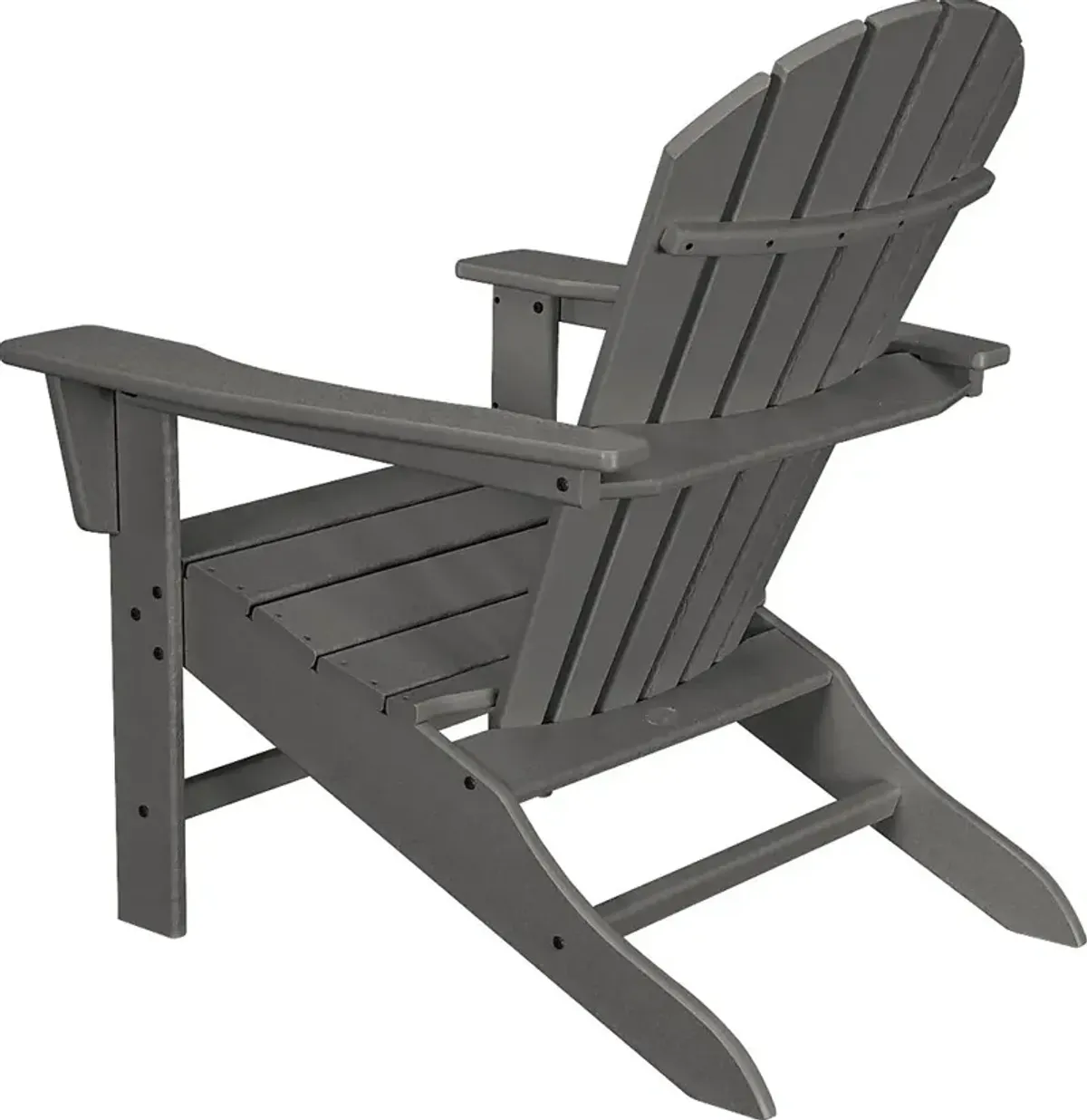 POLYWOOD South Beach Slate Outdoor Adirondack Chair