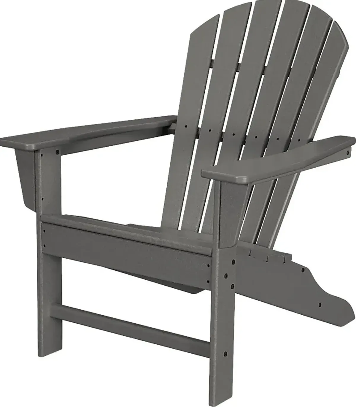 POLYWOOD South Beach Slate Outdoor Adirondack Chair