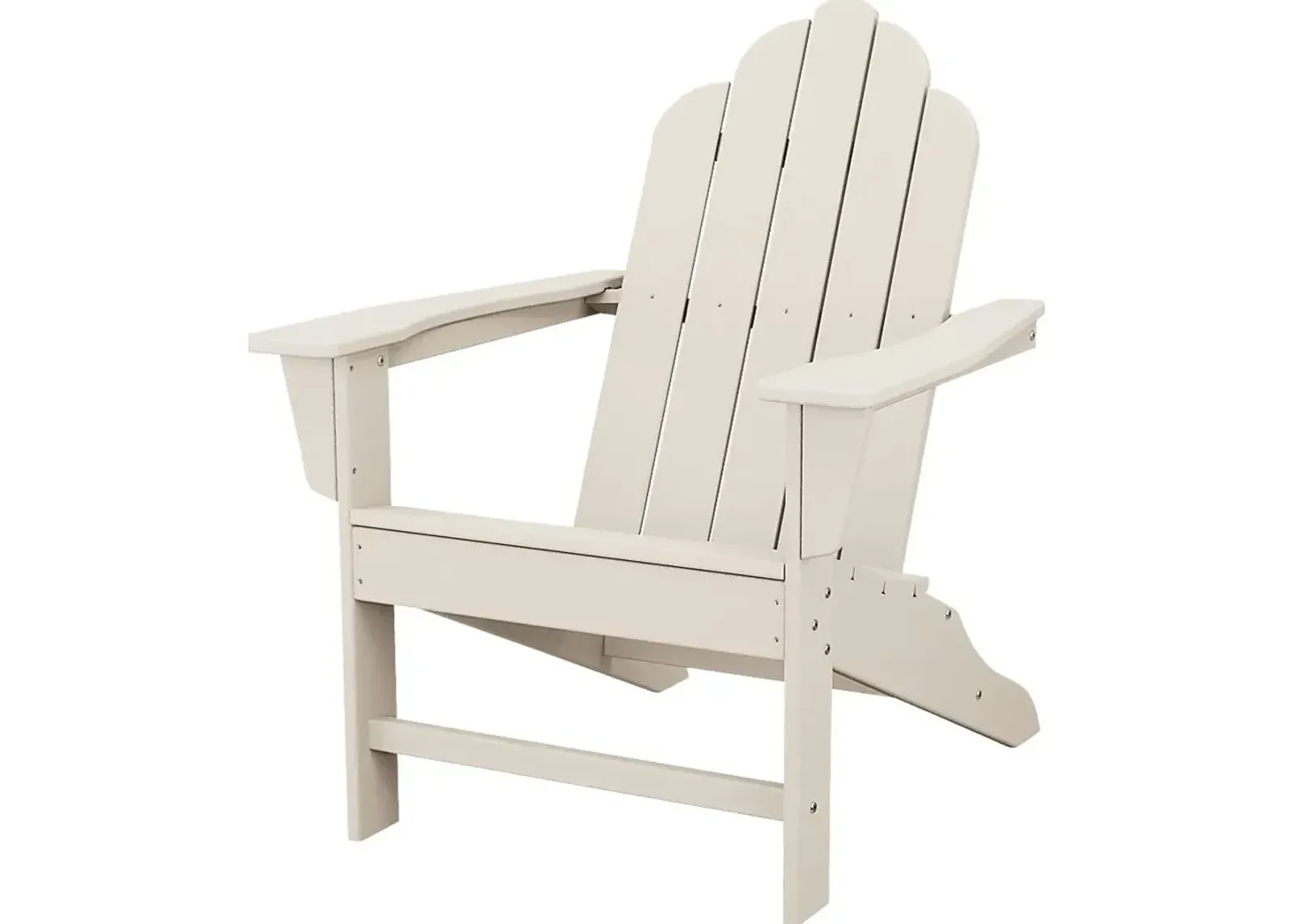 POLYWOOD Long Island Sand Outdoor Adirondack Chair