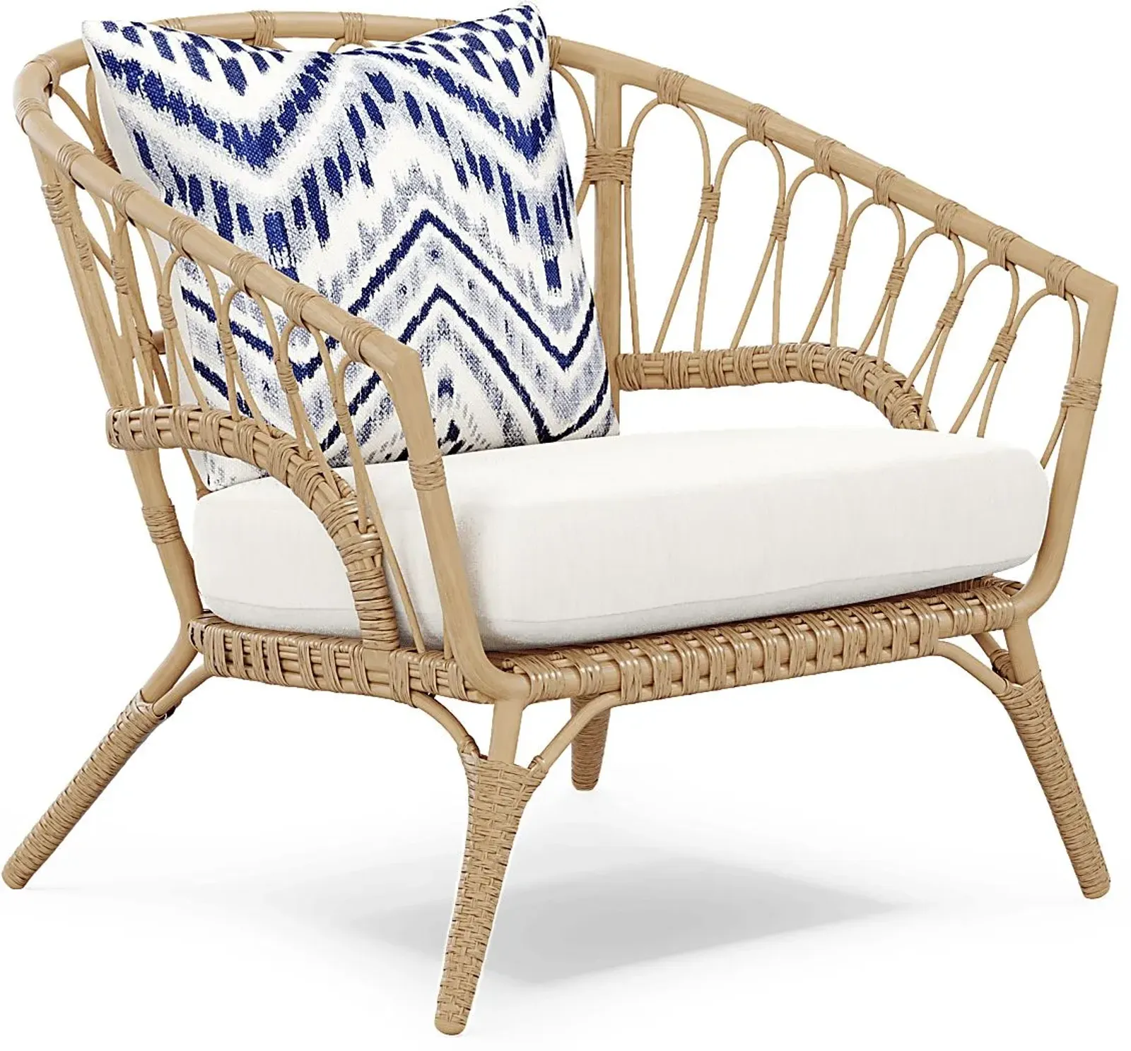 Catalina Natural Outdoor Club Chair