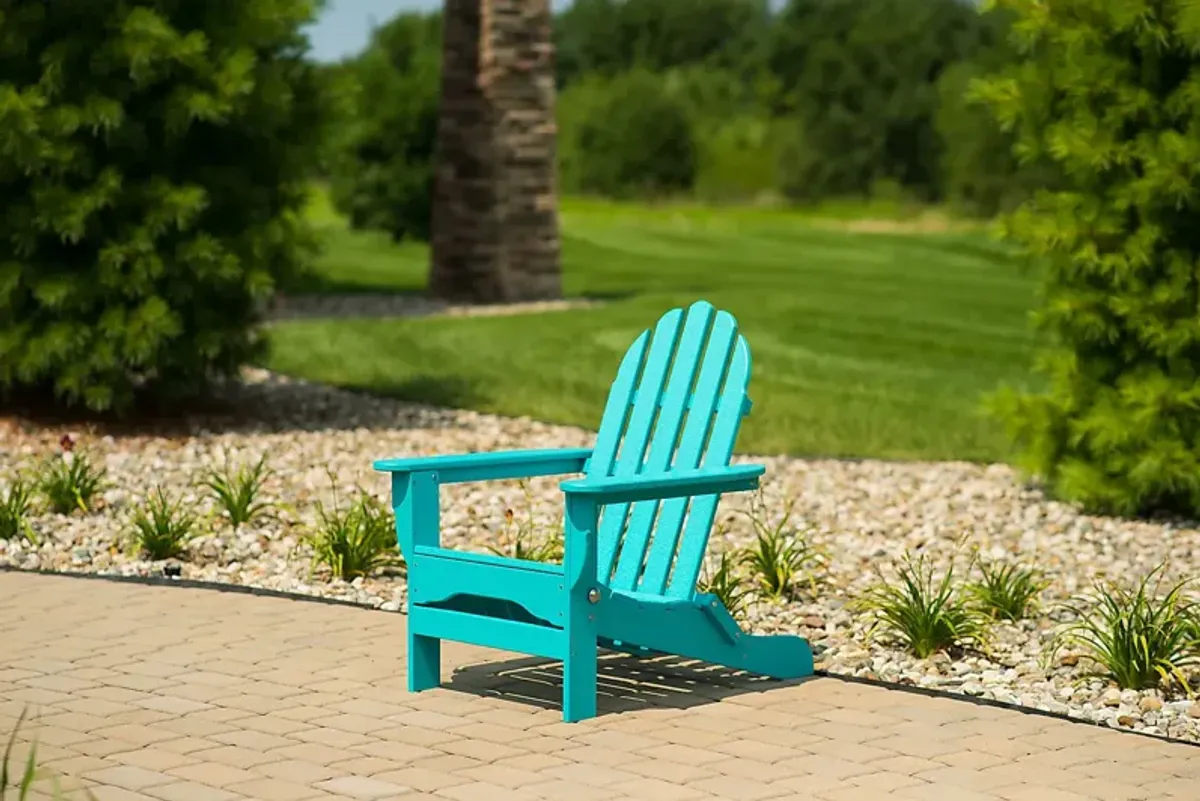 Greenport Vibrant Teal Outdoor Adirondack Chair