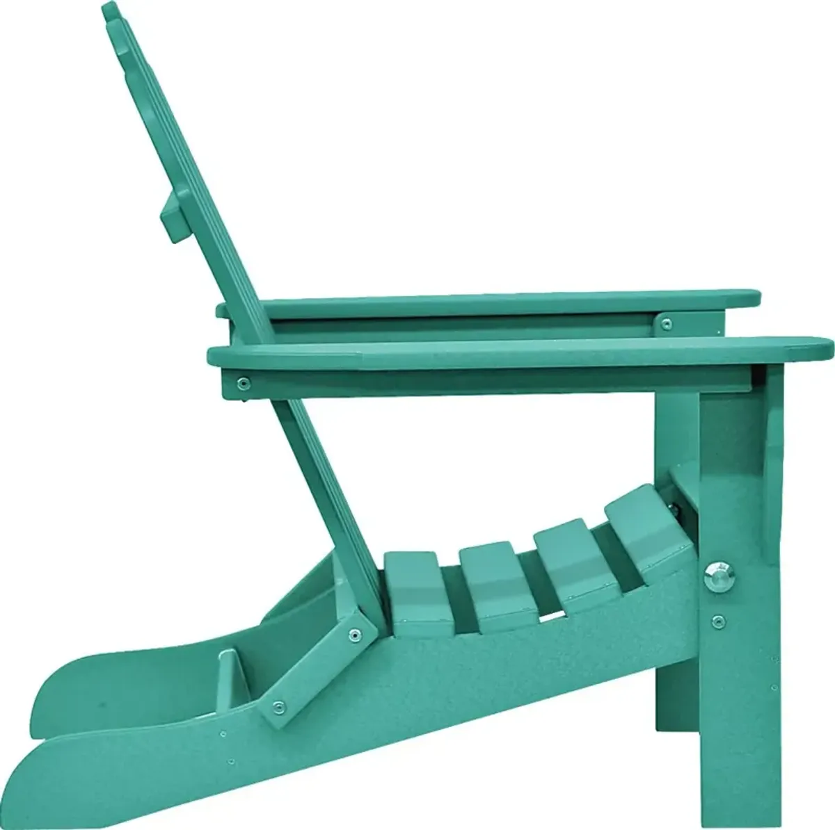 Greenport Vibrant Teal Outdoor Adirondack Chair