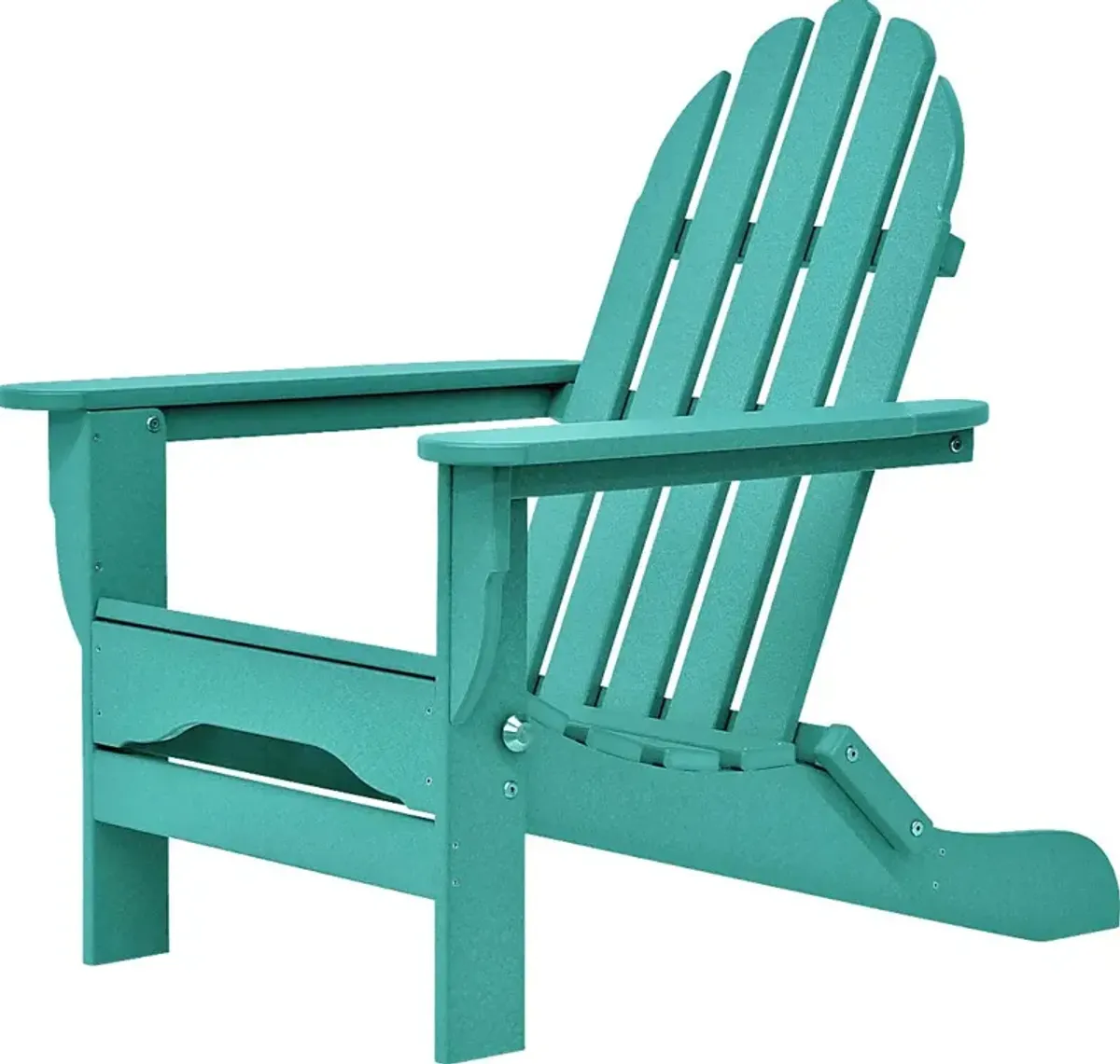 Greenport Vibrant Teal Outdoor Adirondack Chair