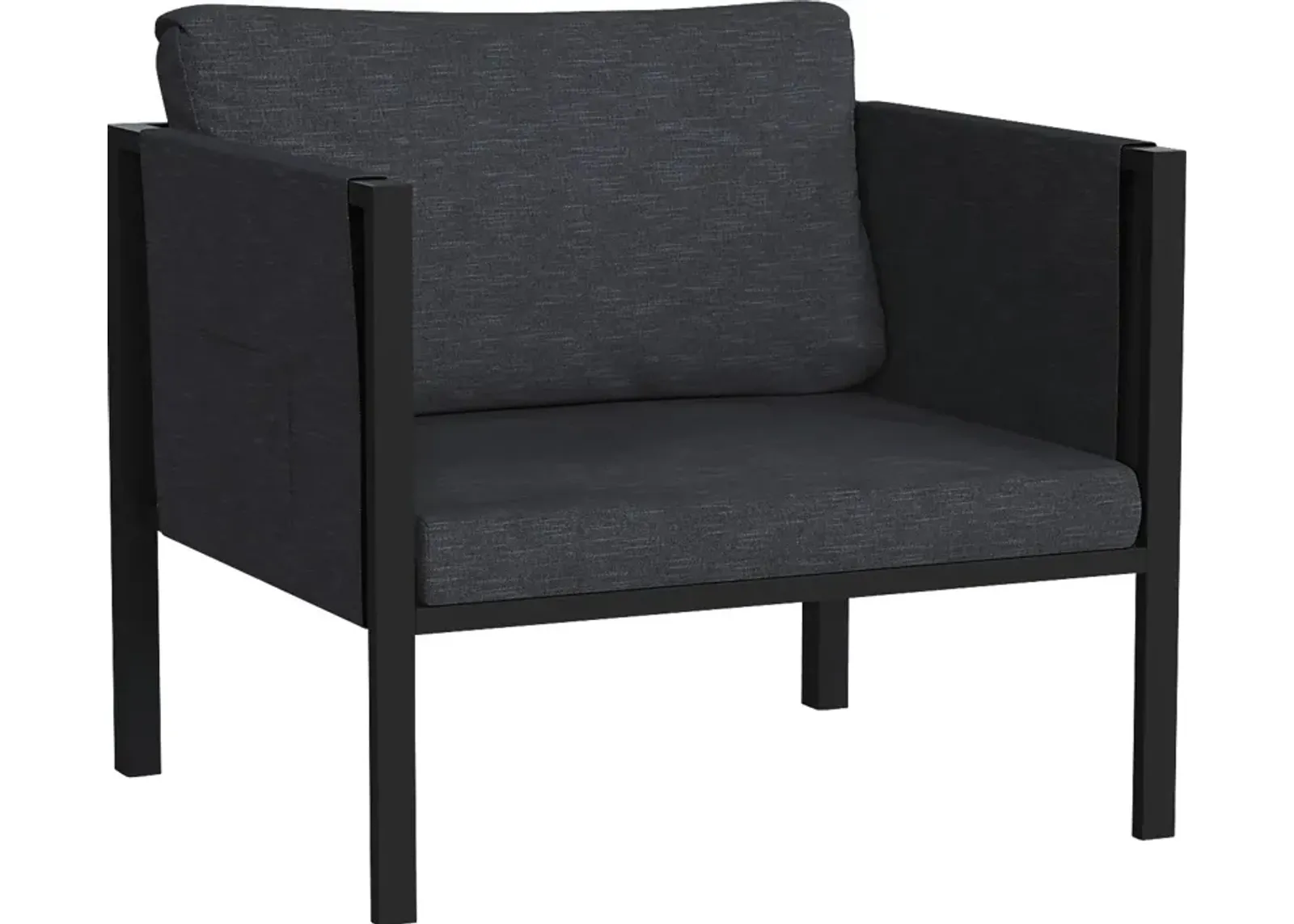 Outdoor Dellanor Charcoal Accent Chair