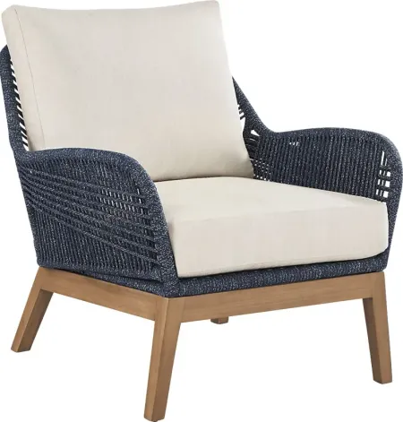 Tessere Blue Outdoor Club Chair
