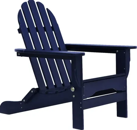 Greenport Vibrant Navy Outdoor Adirondack Chair