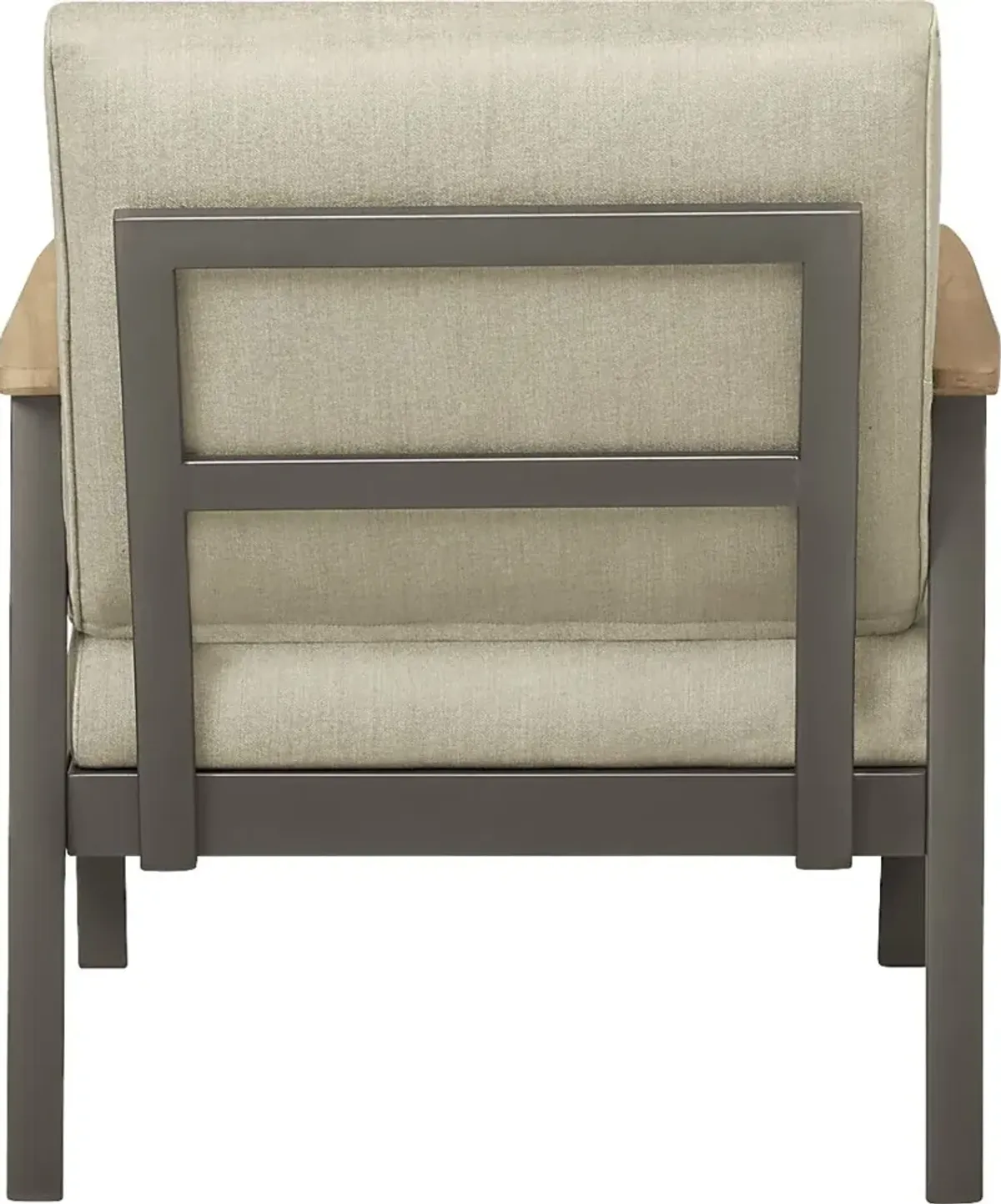 Ocean Tide Gray Outdoor Club Chair