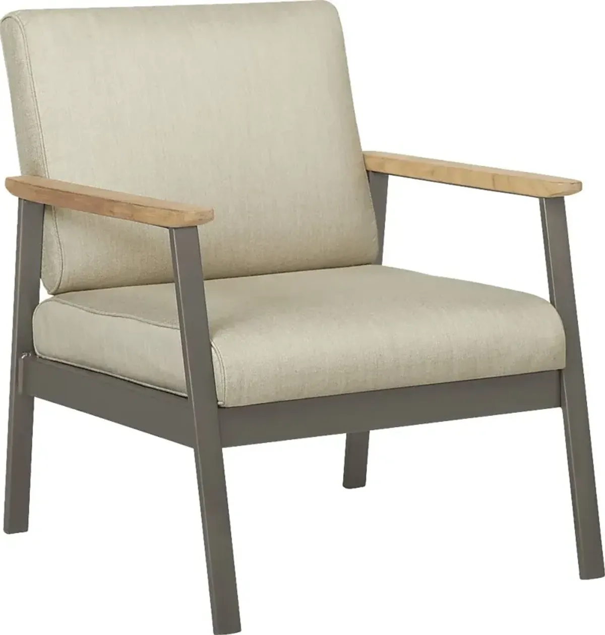 Ocean Tide Gray Outdoor Club Chair