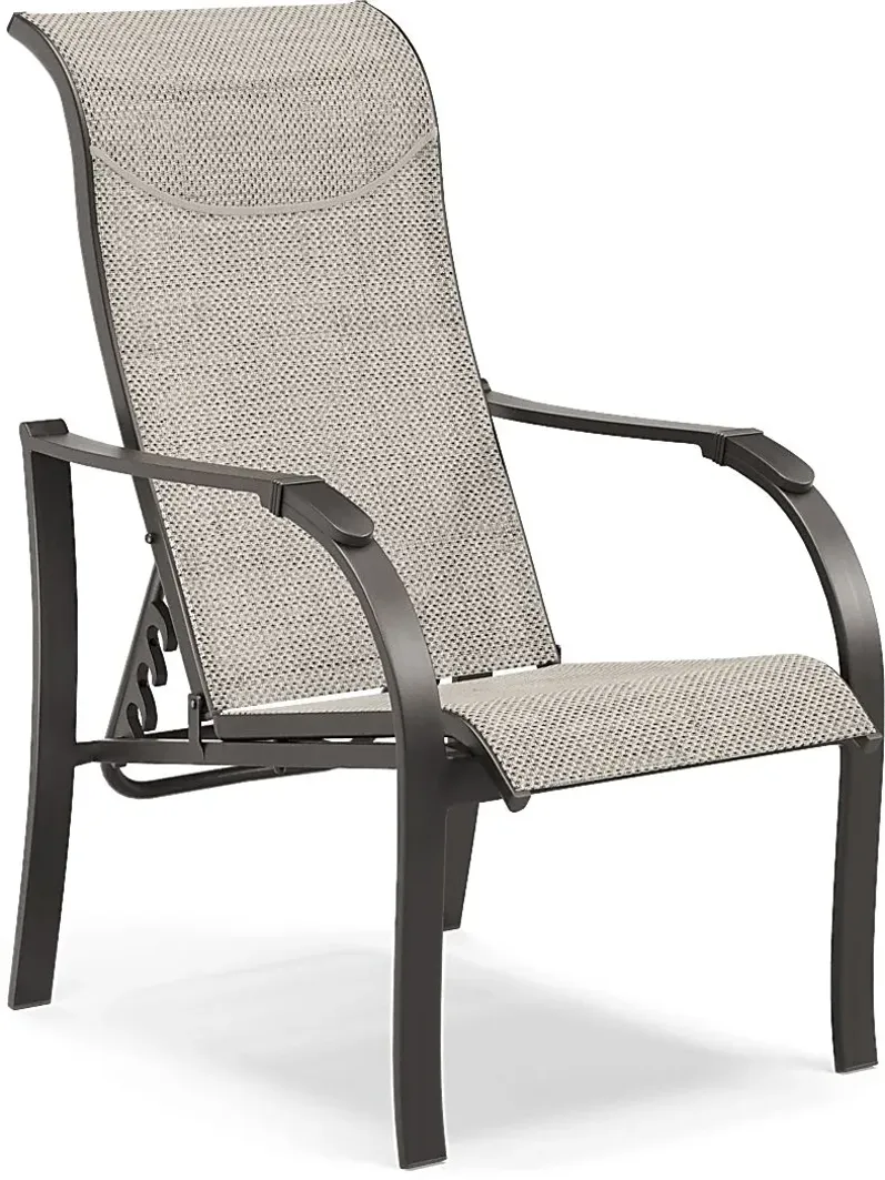 Windy Isle Bronze Outdoor Adjustable Chair