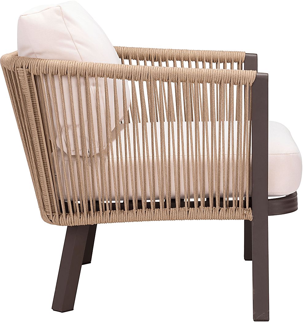 Outdoor Jetero Brown Accent Chair