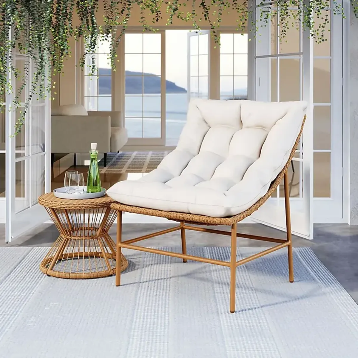 Outdoor Kirkglade Brown Accent Chair