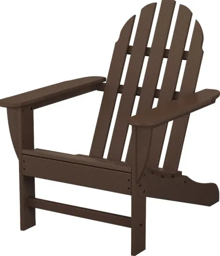 POLYWOOD Classic Mahogany Outdoor Adirondack Chair