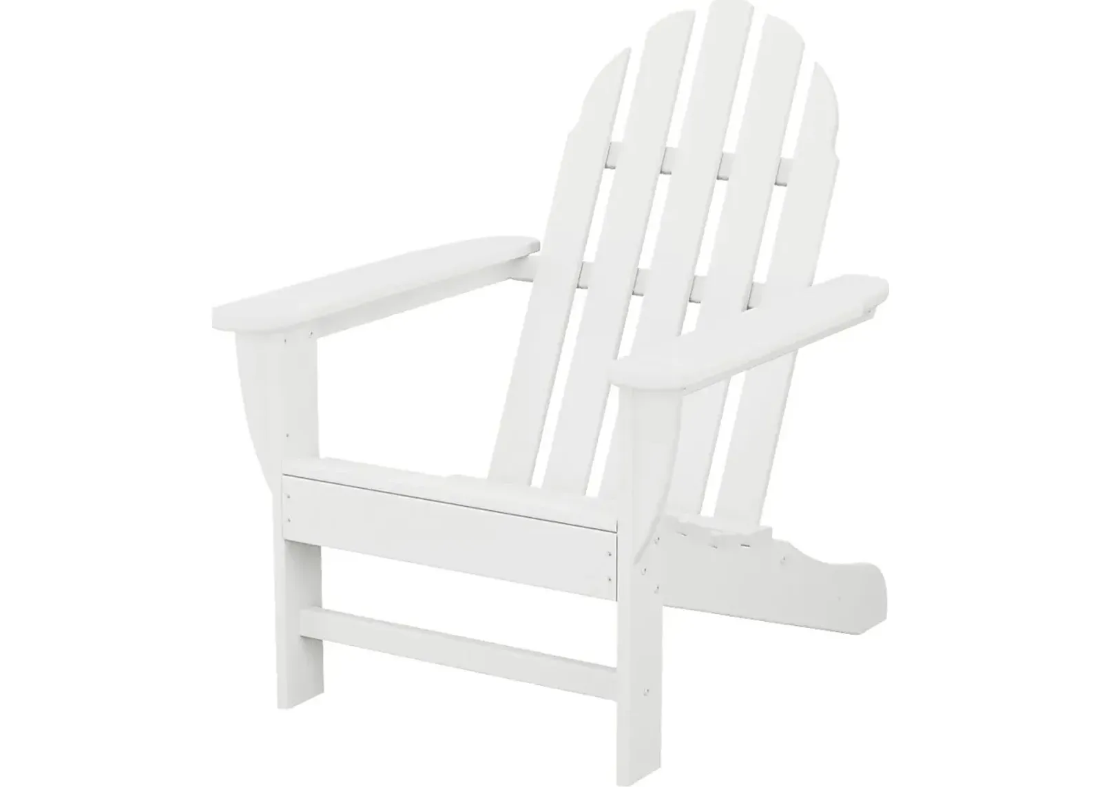 POLYWOOD Classic White Outdoor Adirondack Chair