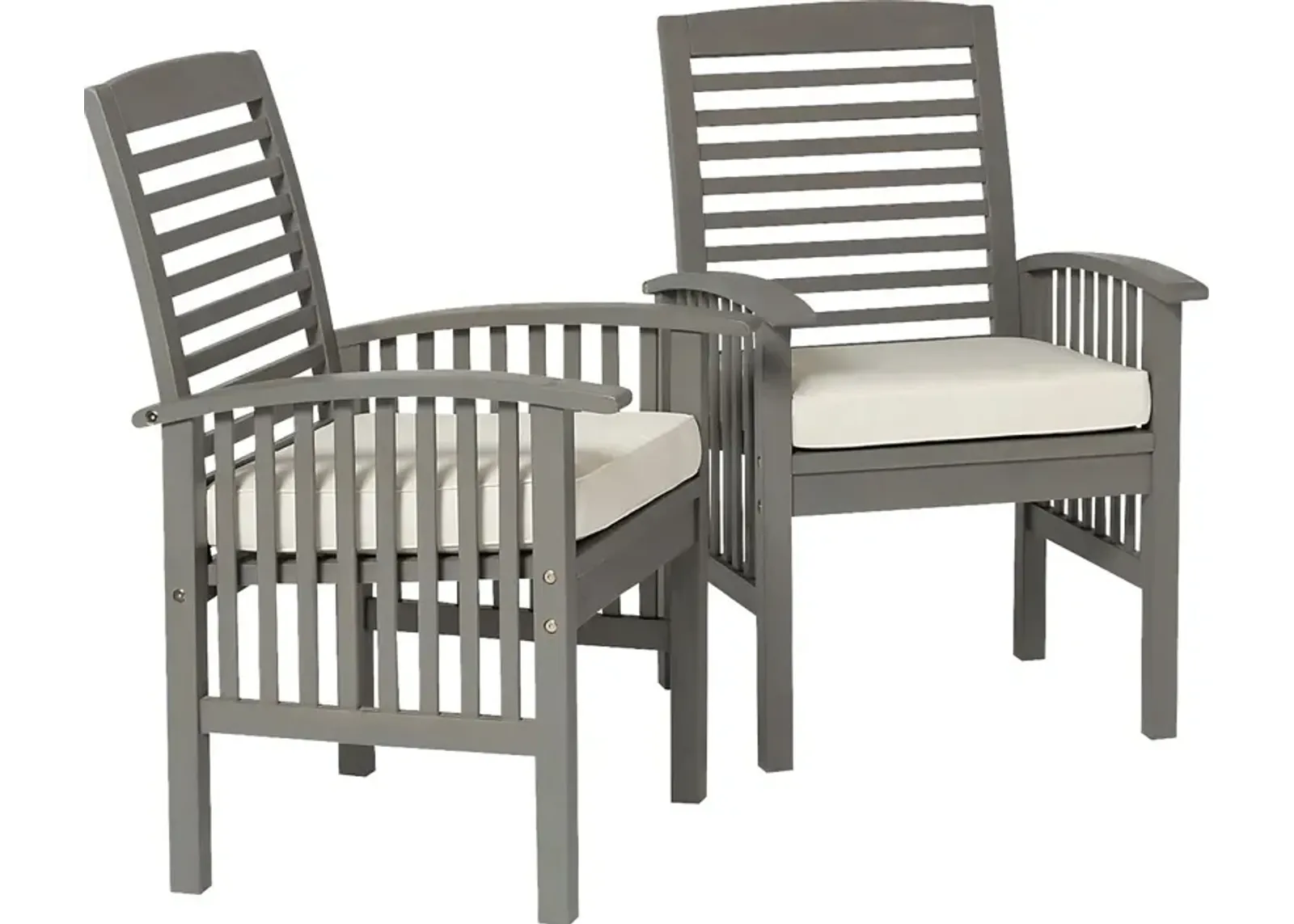 Dunsmere Gray Outdoor Accent Chair, Set of 2