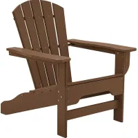 Danverton Traditional Brown Outdoor Adirondack Chair