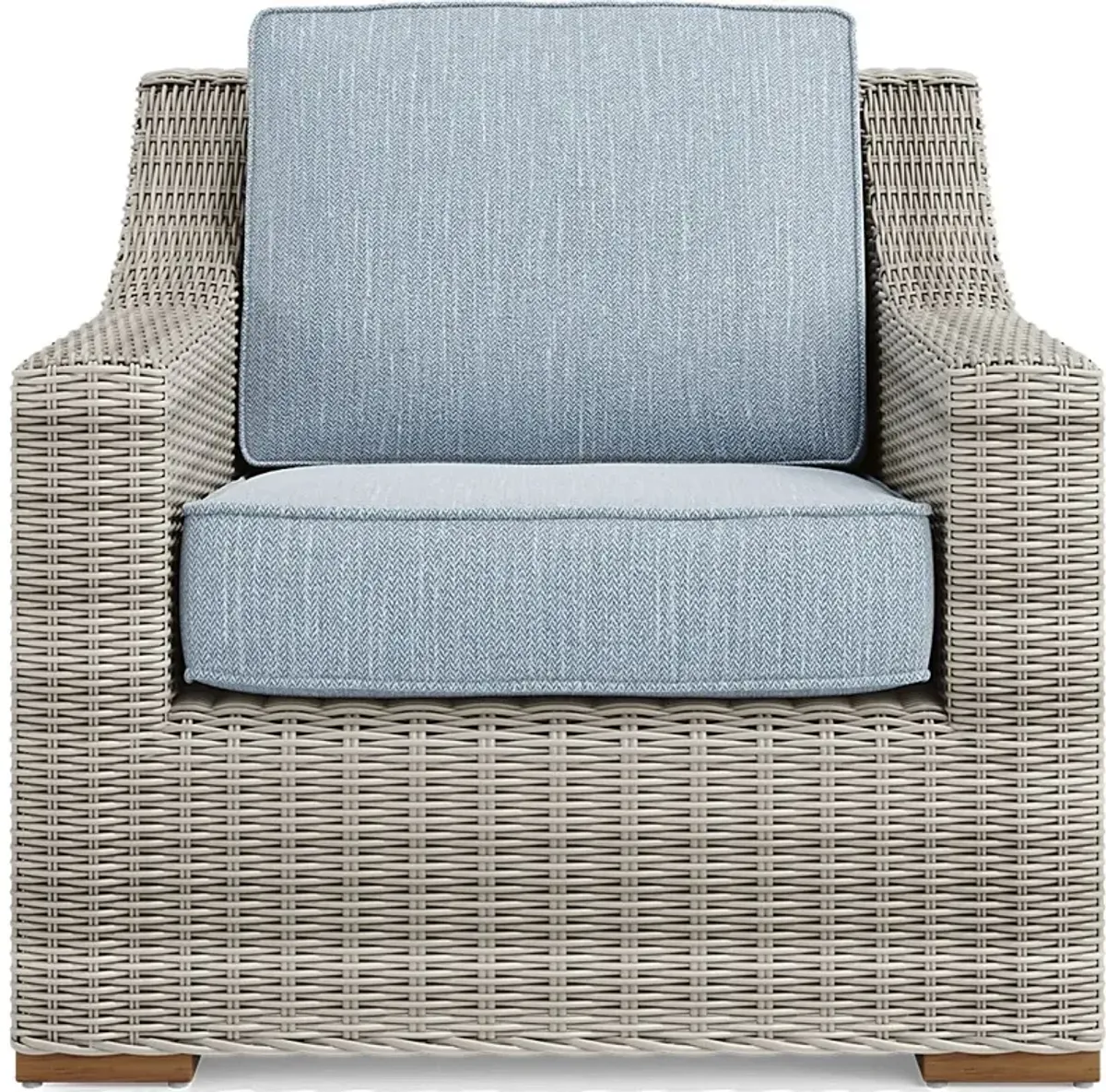 Patmos Gray Outdoor Chair With Steel Cushion