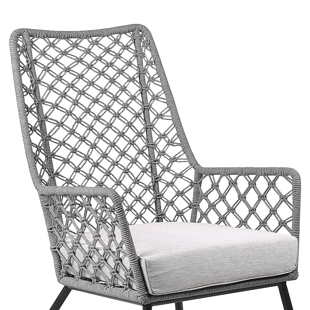 Corann Gray Outdoor Lounge Chair
