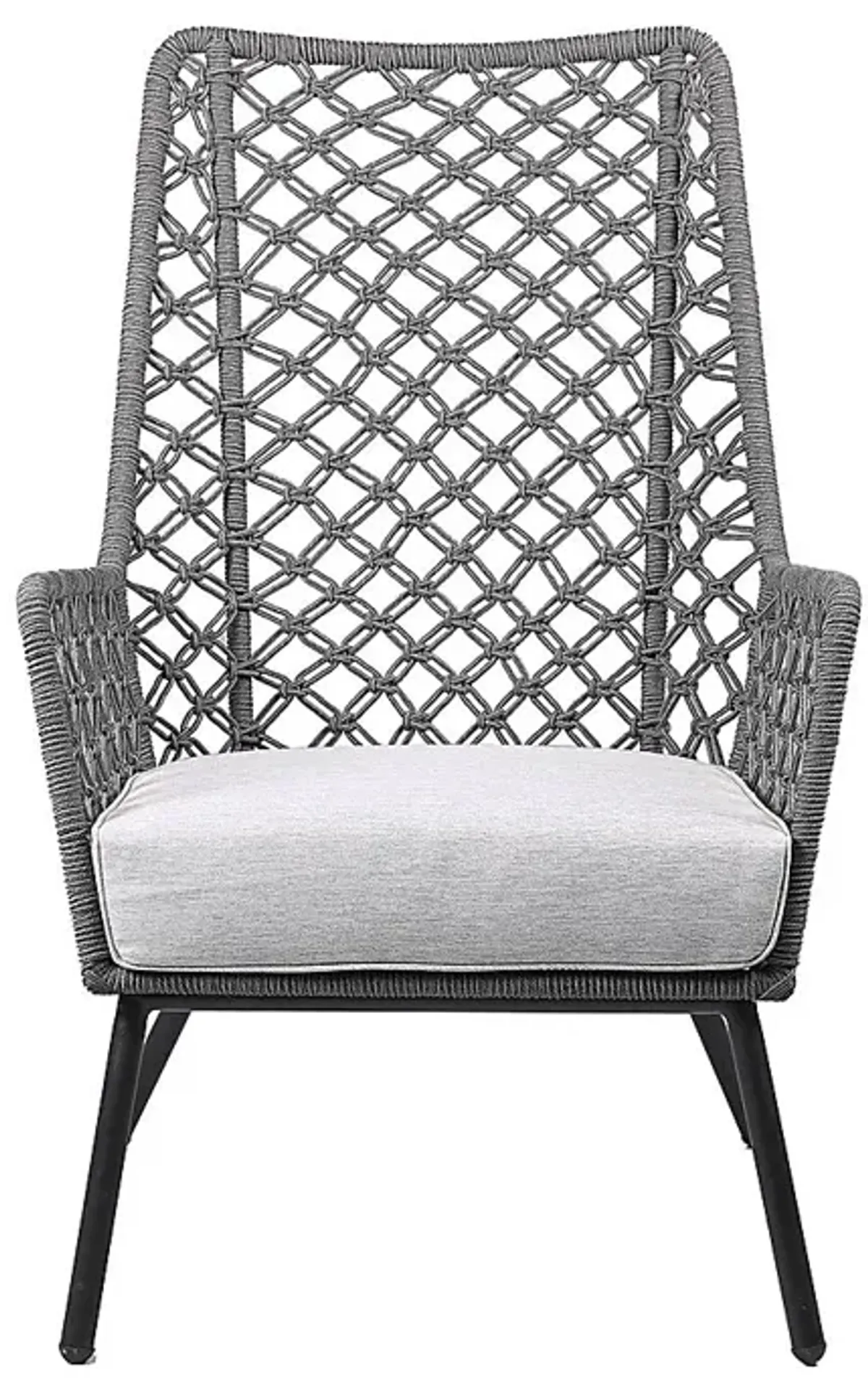 Corann Gray Outdoor Lounge Chair