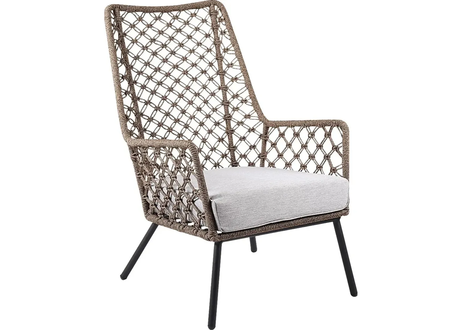 Corann Brown Outdoor Lounge Chair