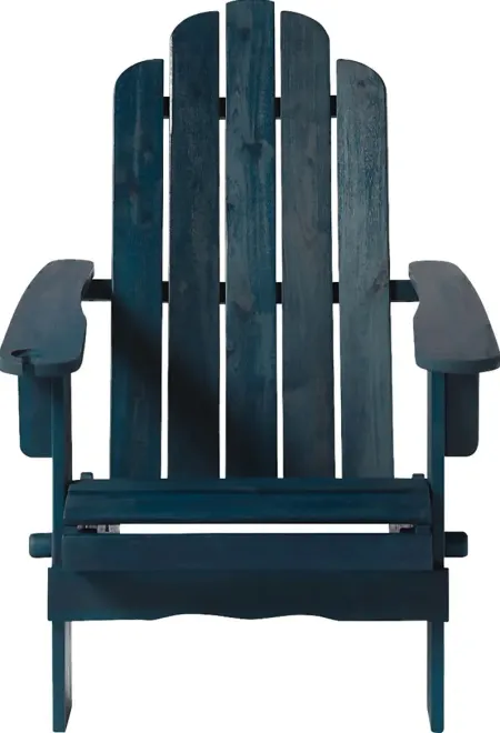 Wonsley Blue Outdoor Adirondack Chair