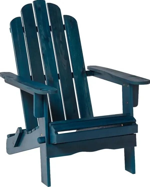 Wonsley Blue Outdoor Adirondack Chair