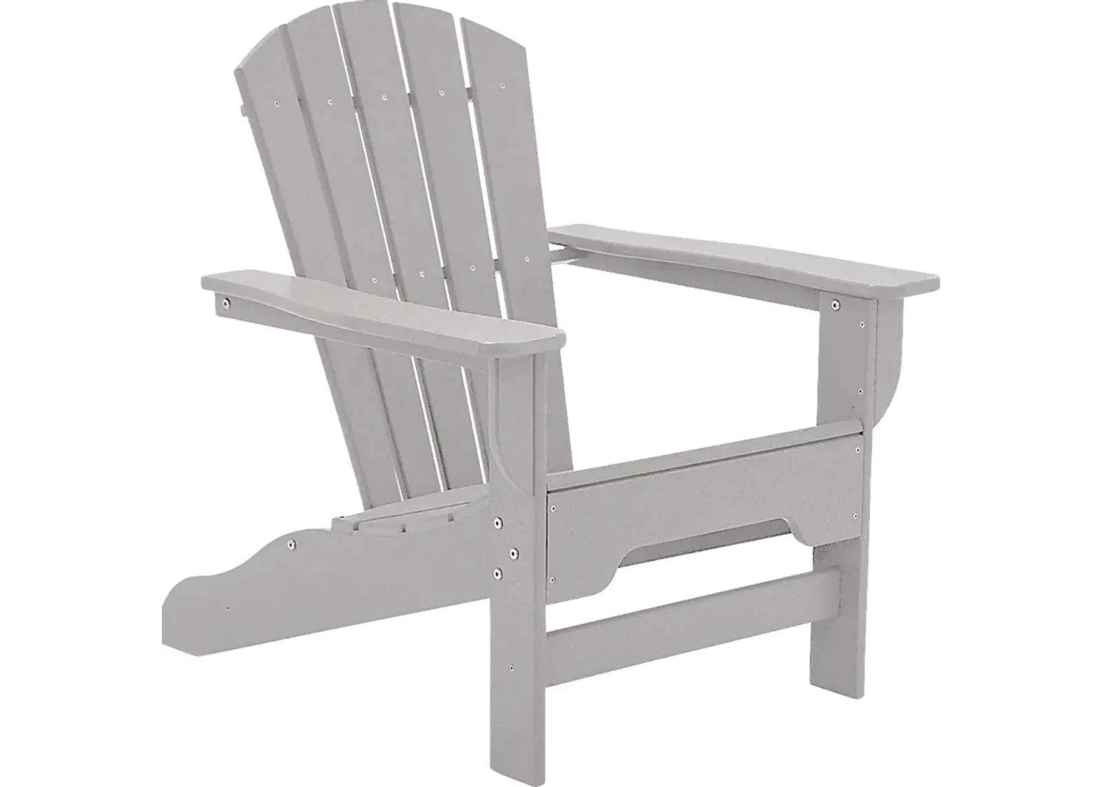 Danverton Traditional Light Gray Outdoor Adirondack Chair