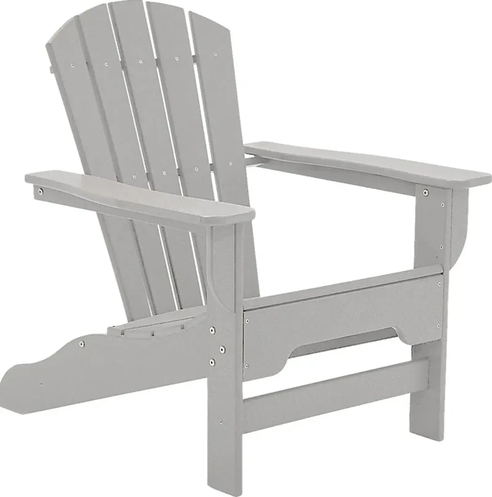 Danverton Traditional Light Gray Outdoor Adirondack Chair