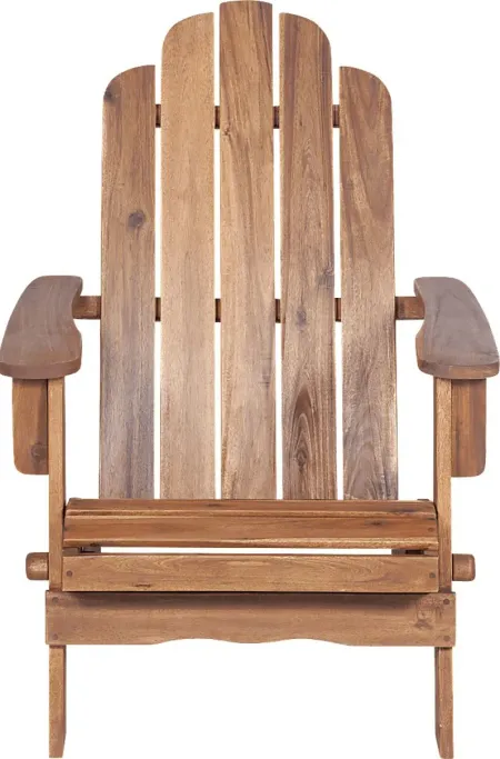 Wonsley Brown Outdoor Adirondack Chair