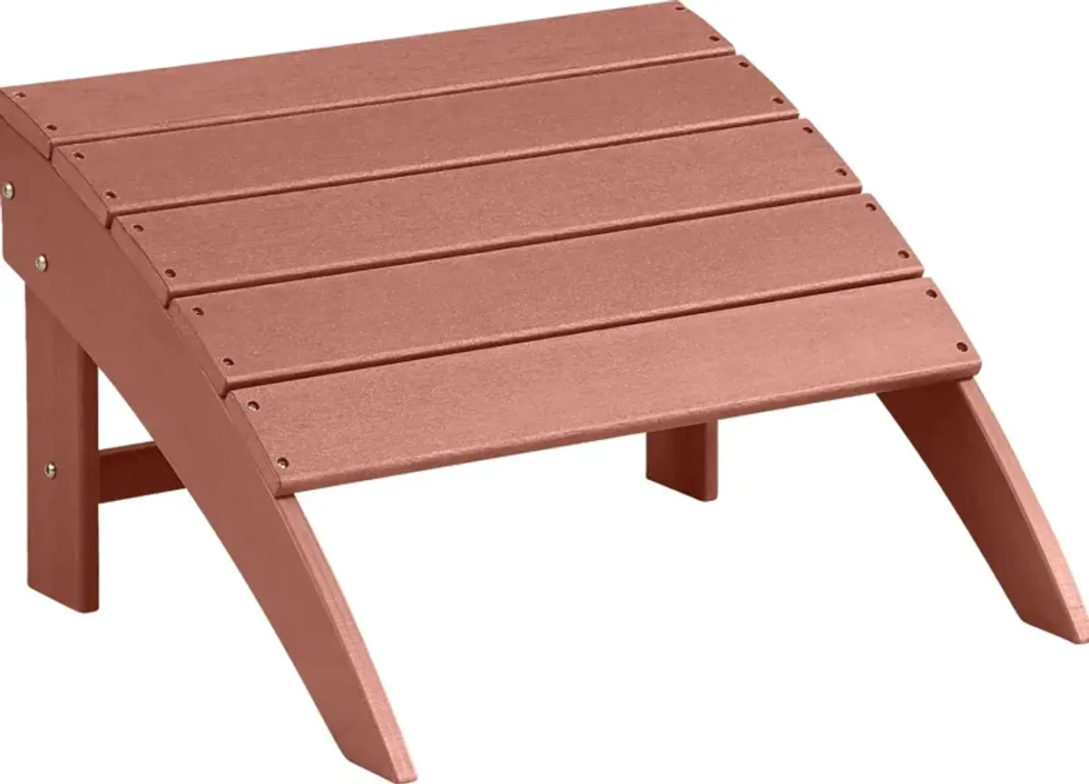 Addy Red Outdoor Footrest