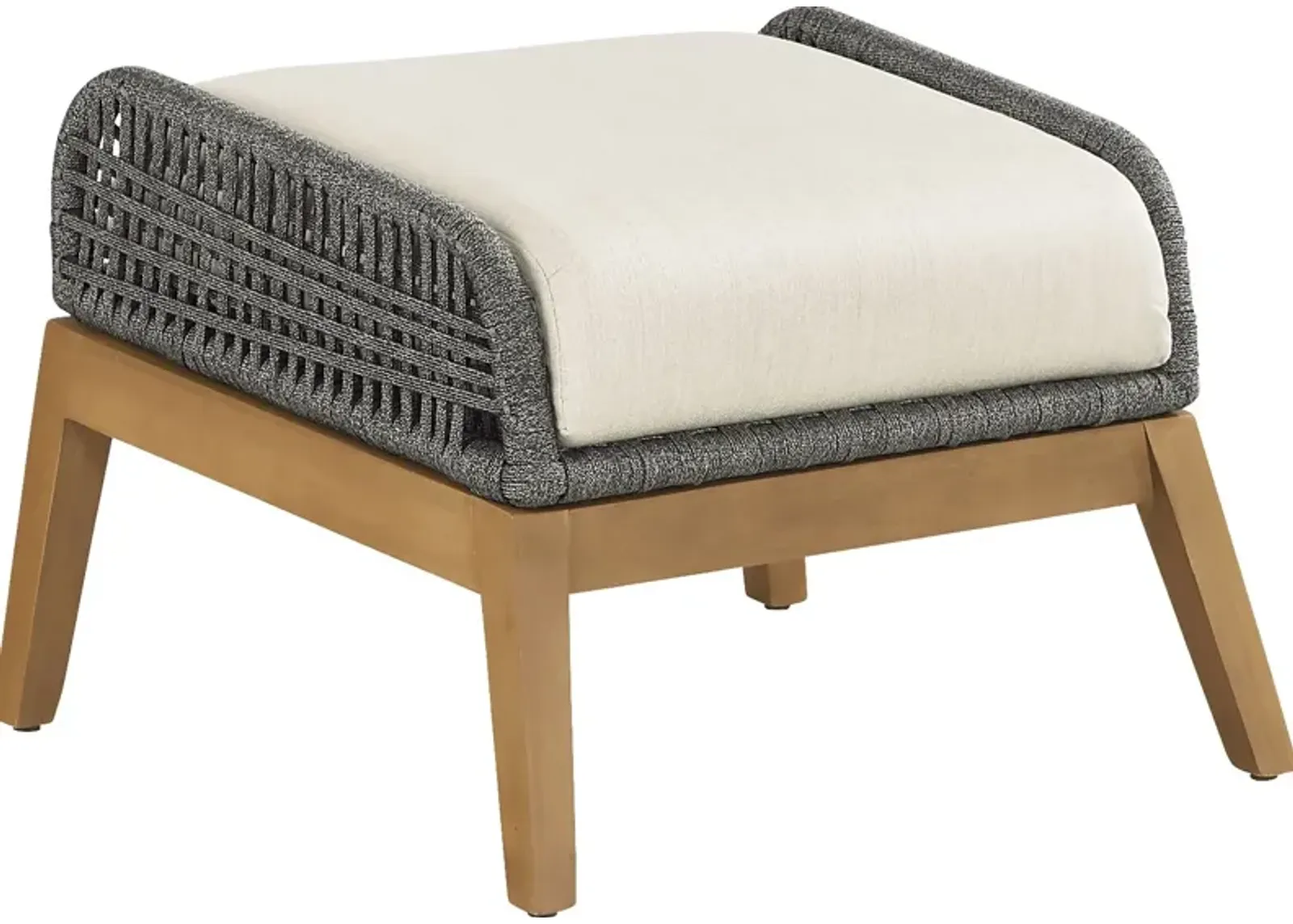 Tessere Gray Outdoor Ottoman