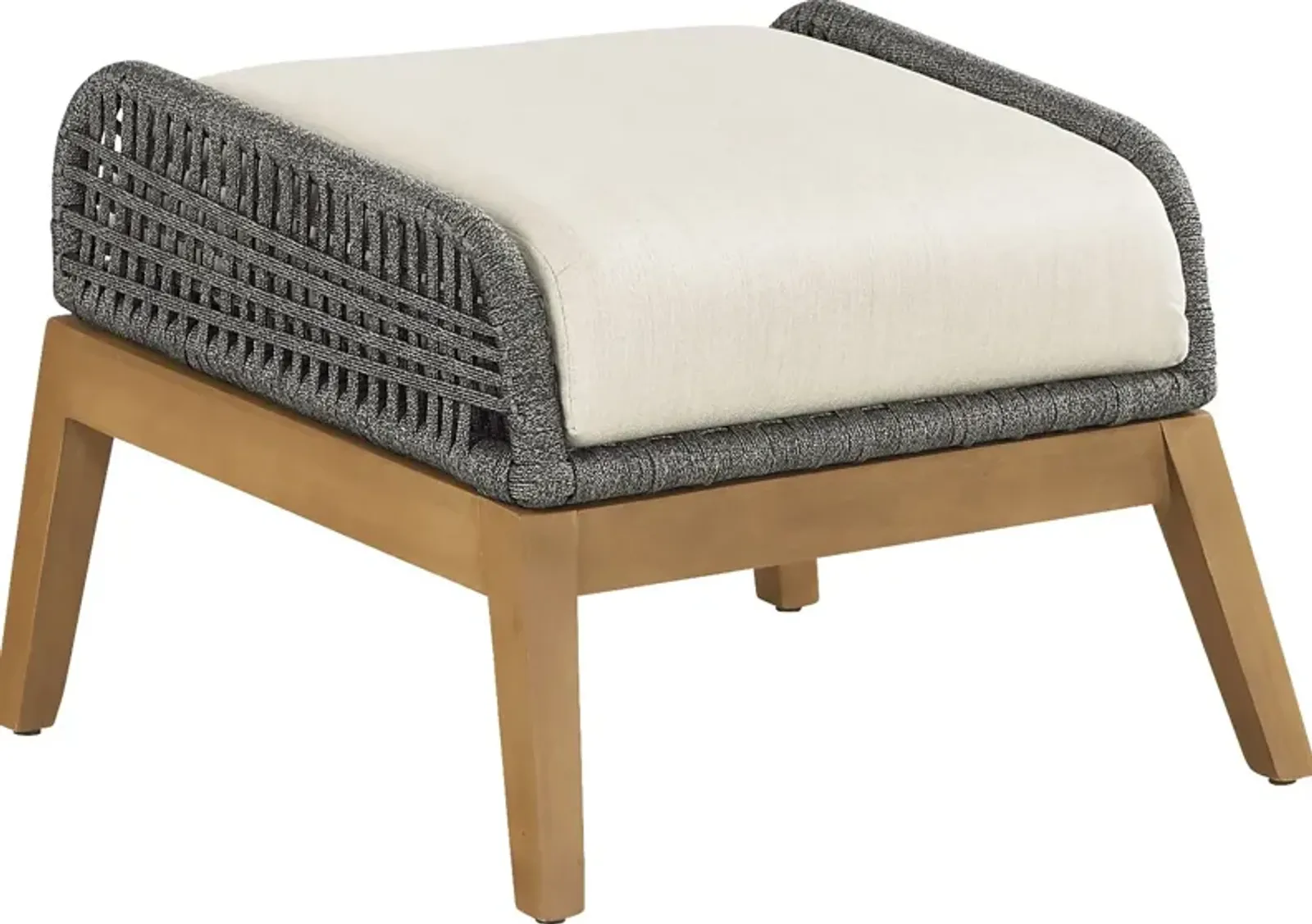 Tessere Gray Outdoor Ottoman