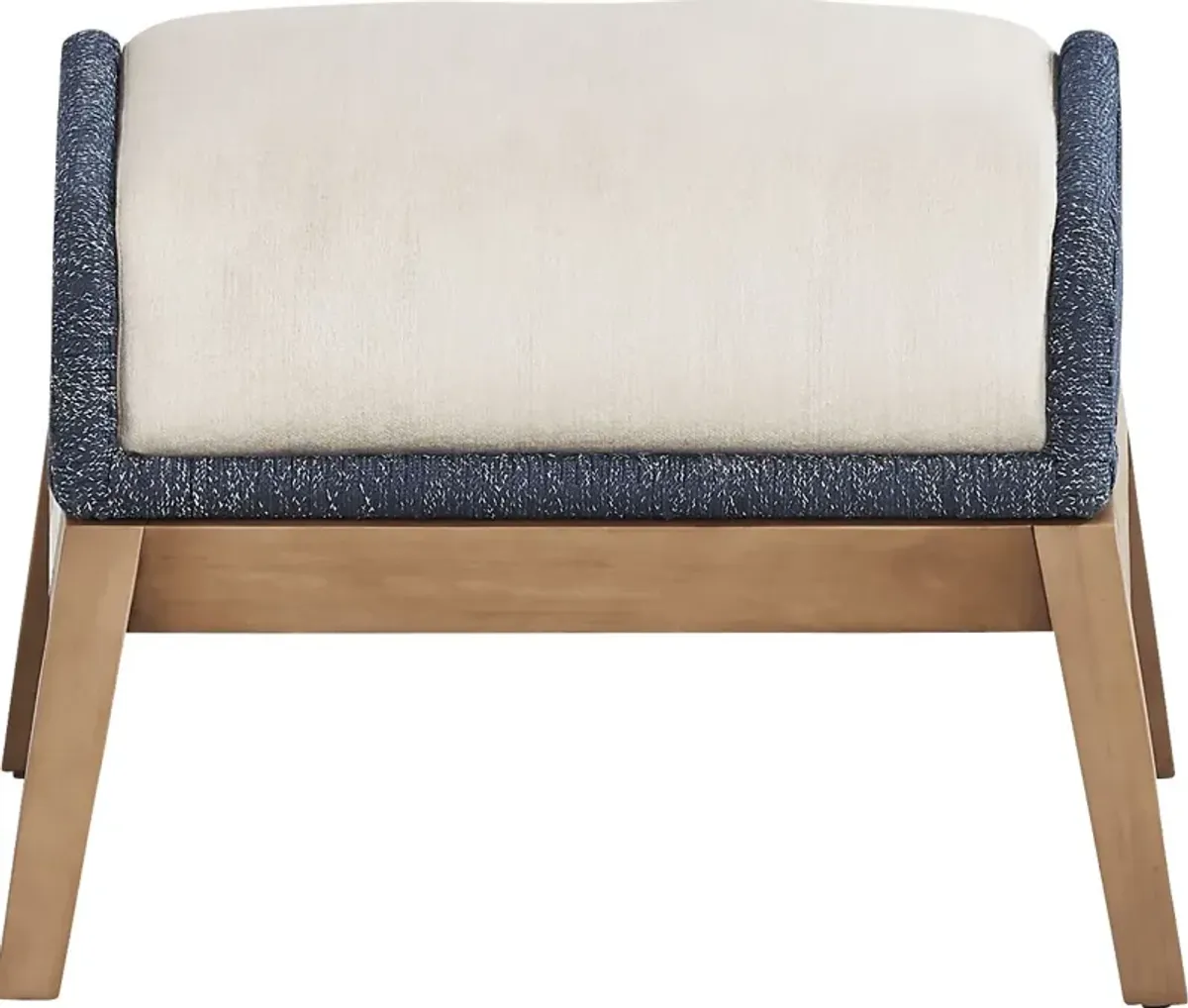 Tessere Blue Outdoor Ottoman