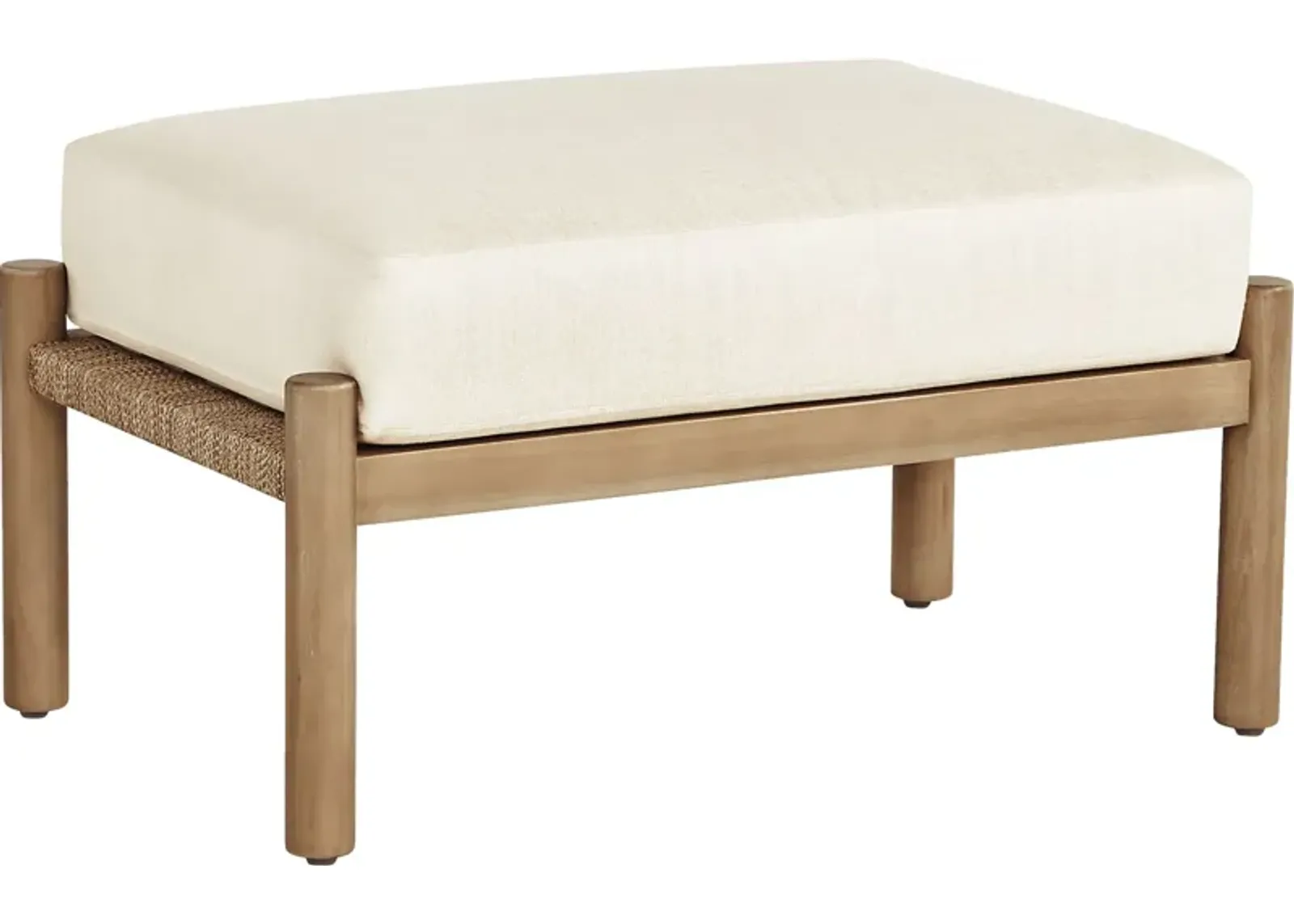 Marche Beige Outdoor Ottoman