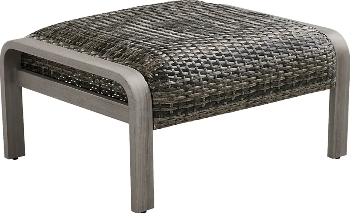 Montara Gray Outdoor Ottoman